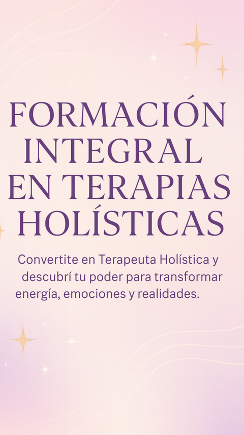 FORMACION INTEGRAL EN TERAPIAS HOLISTICAS