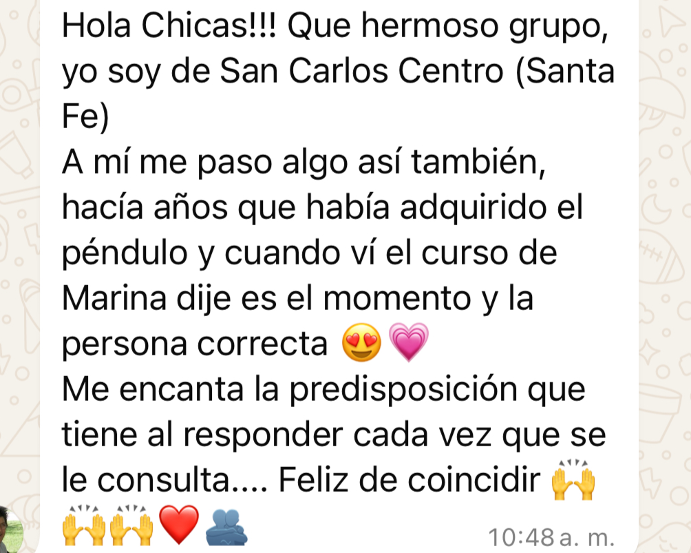 Testimonio de alumna de Aura Consciente