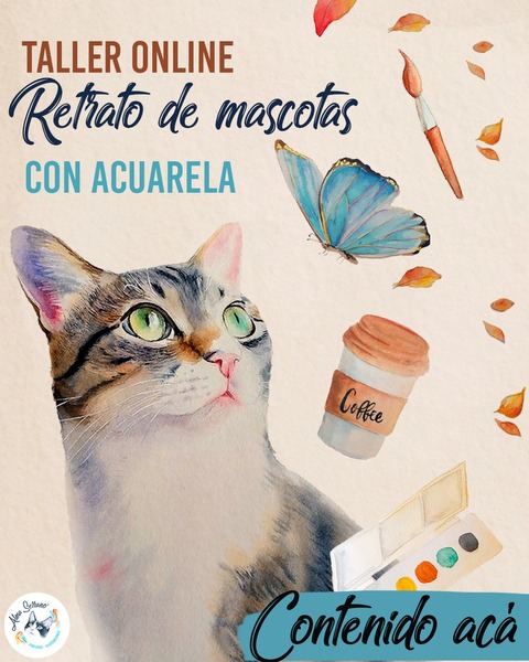 Taller de Retrato de Mascotas en Acuarela