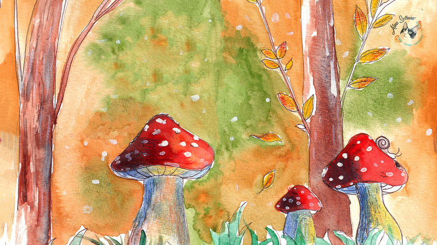 Fonditos ilustrados de otoño