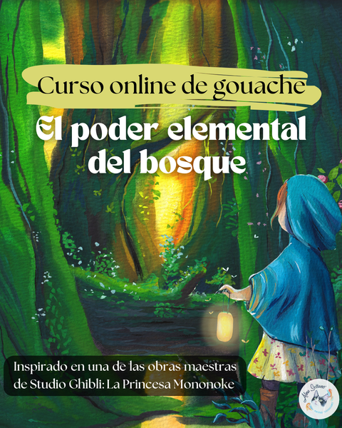 Próximo Curso de Gouache: El poder elemental del bosque