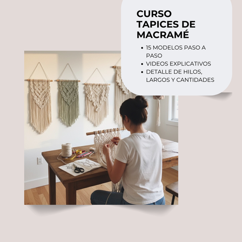 Tapices de Macramé