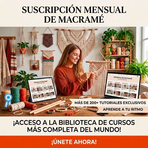 Suscripción Mensual de Macramé