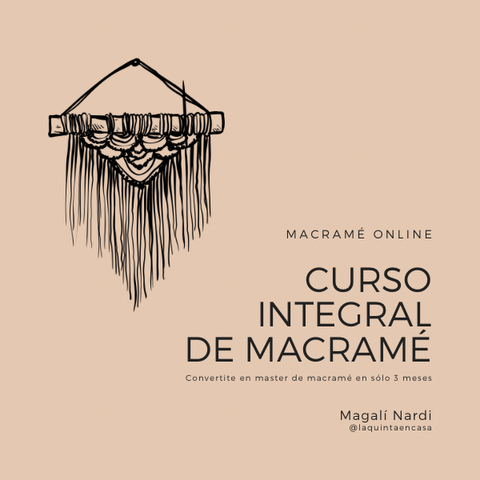 Curso Integral: Guía de macramé para principiantes + Cálculo de Hilos