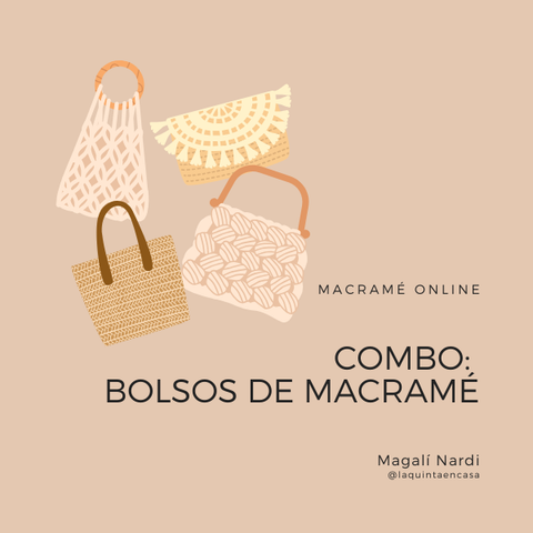 Bolsos de macramé
