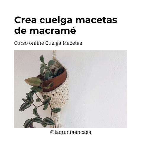 Cuelga Macetas de Macramé