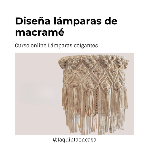 Lámparas de Macramé