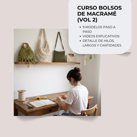 Bolsos de macramé (vol 2)