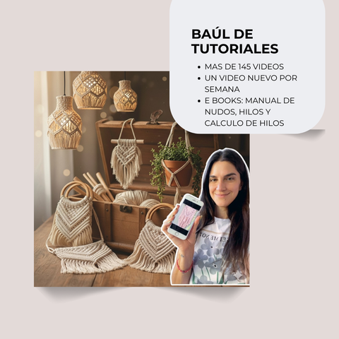 Baúl de Tutoriales de Macramé