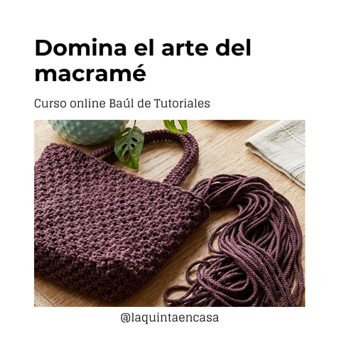 Baúl de Tutoriales de Macramé