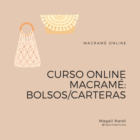 Bolsos de macramé