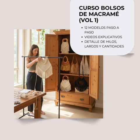 Bolsos de macramé (vol 1)