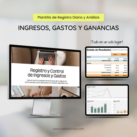 Registro Diario y Análisis de Finanzas de Negocio