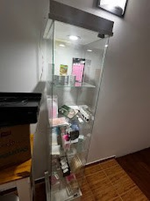 Vidriera con luz