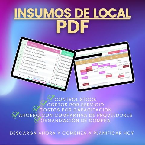 PLANILLA: stock local