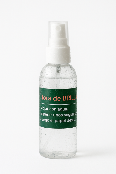 Pulverizador de agua para aplicar tatuajes 