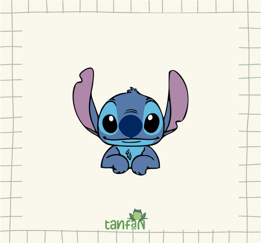 Stitch - Tatuajes temporales