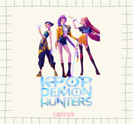 K-POP Demons Hunters - Tatuajes temporales