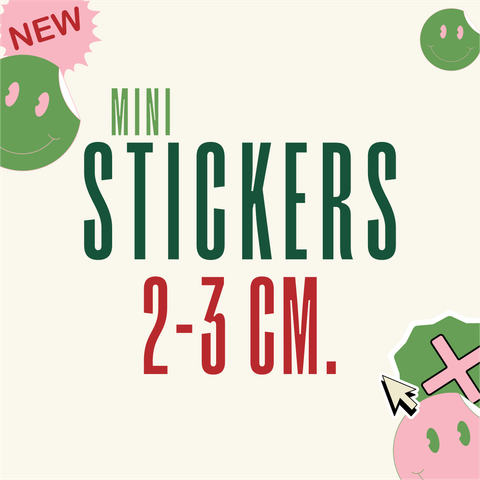 Stickers personalizados Mini 2-3 cm