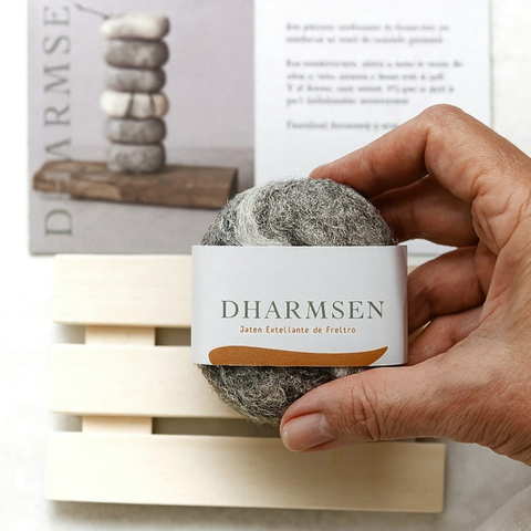 Jabón exfoliante afieltrado - Dharmsen 