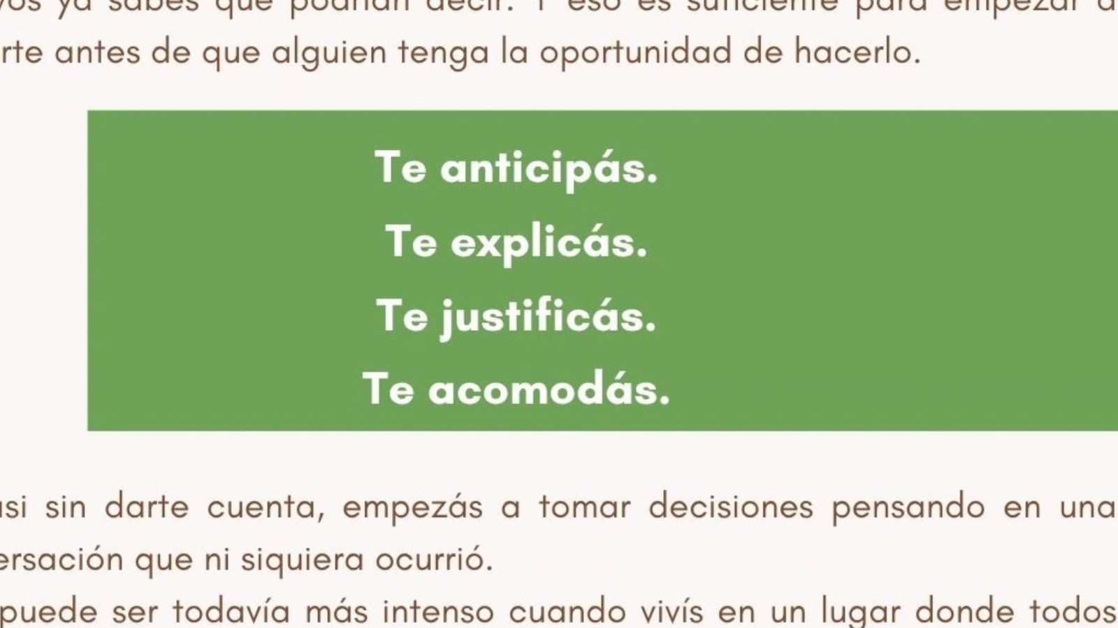 Fragmento 1 del ebook Que digan lo que quieran