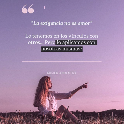 La exigencia de amor propio no es amor