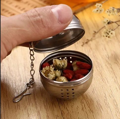 Filtro Infusor De Te Colador Hebras Redondo