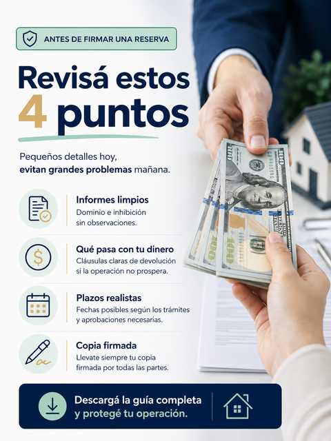 4 puntos esenciales antes de firmar una reserva