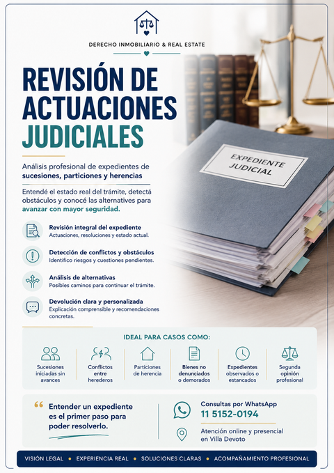 Revisión de Expedientes Judiciales en CABA
