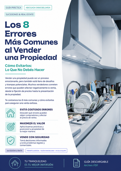 8 errores al vender una propiedad