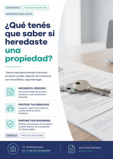 ¿Qué tenés que saber si heredaste una propiedad?