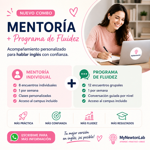 Combo Mentoría Individual + Programa de Fluidez