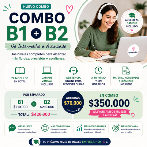 🚀 Combo B1 + B2 | De Intermedio a Avanzado
