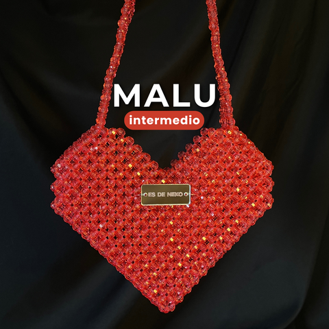 Malu beadbag - corazón 