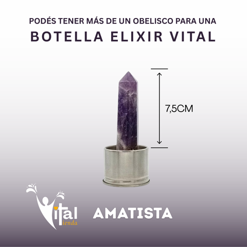 REPUESTO PARA BOTELLA OBELISCO 7.5CM AMATISTA