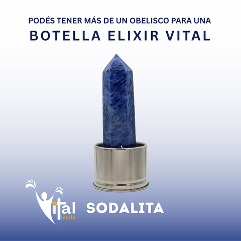 REPUESTO PARA BOTELLA OBELISCO 10CM SODALITA
