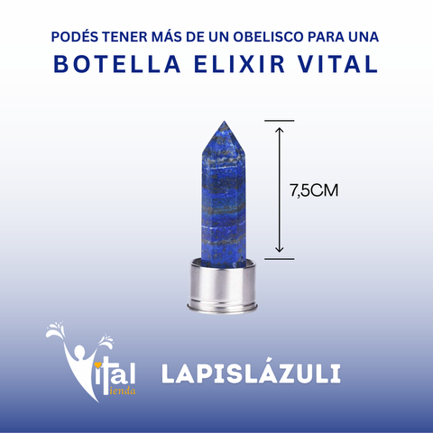 REPUESTO PARA BOTELLA OBELISCO 7.5CM LAPISLAZULI