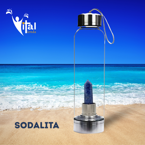 BOTELLA OBELISCO ELIXIR VITAL SODALITA 7.5CM