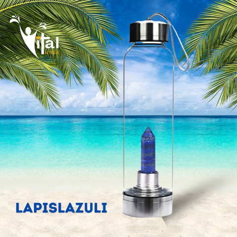 BOTELLA OBELISCO ELIXIR VITAL LAPISLAZULI 7.5CM