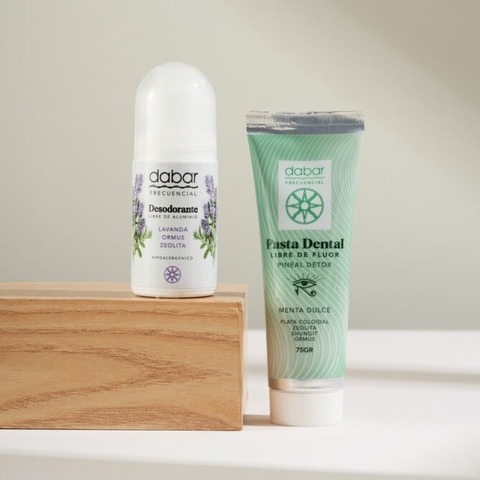 Combo Desodorante Libre de Aluminio + Pasta Dental Sin Fluor