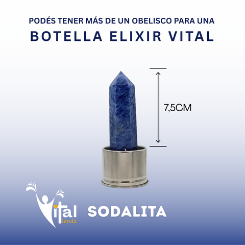 REPUESTO PARA BOTELLA OBELISCO 7.5CM SODALITA