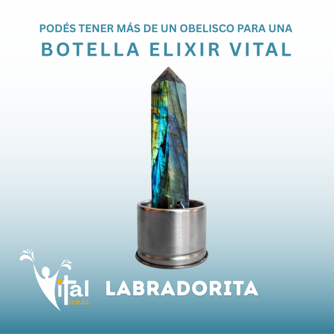 REPUESTO PARA BOTELLA OBELISCO 10CM LABRADORITA