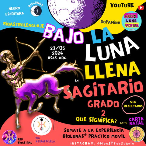 LUNA LLENA EN SAGITARIO - PACK BIOLUNAR MENSUAL