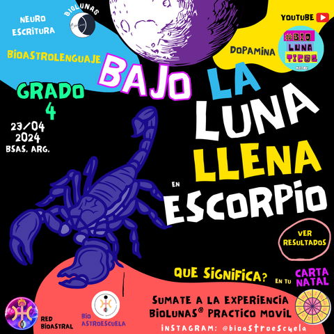 LUNA LLENA EN ESCORPIO - PACK BIOLUNAR MENSUAL