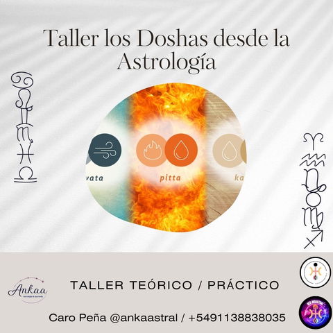 TALLER SOBRE LOS DOSHAS DESDE LA ASTROLOGIA