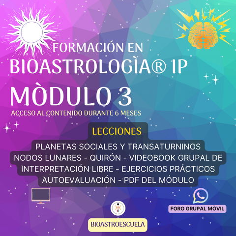 MODULO 3 - ASTROLOGÍA ELEMENTAL | 1° AÑO | FBAIP