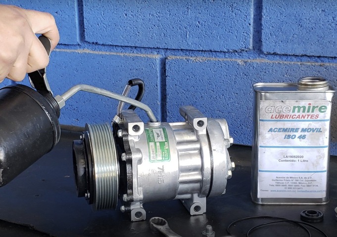 Tabla de aceites para compresor