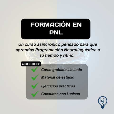Formación en Programación Neurolingüística virtual