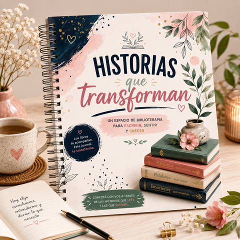 Historias que transforman: Un espacio de biblioterapia para escribir, sentir y crecer