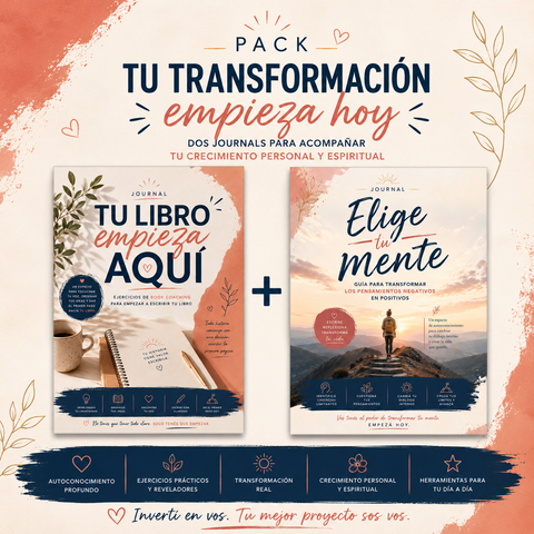 PACK TU TRANSFORMACIÓN EMPIEZA HOY
